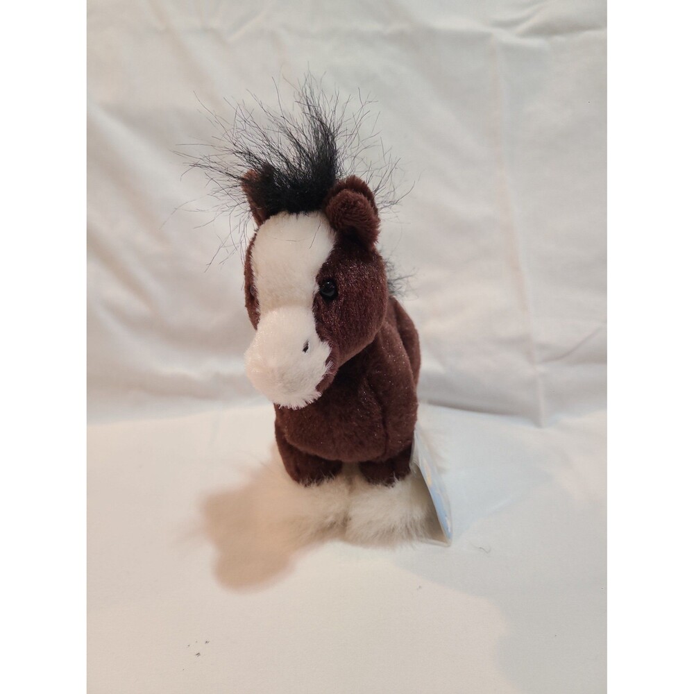 Webkinz Clydesdale Horse Pony Lil Kinz HS139 Plush W/ UNUSED Code Tag